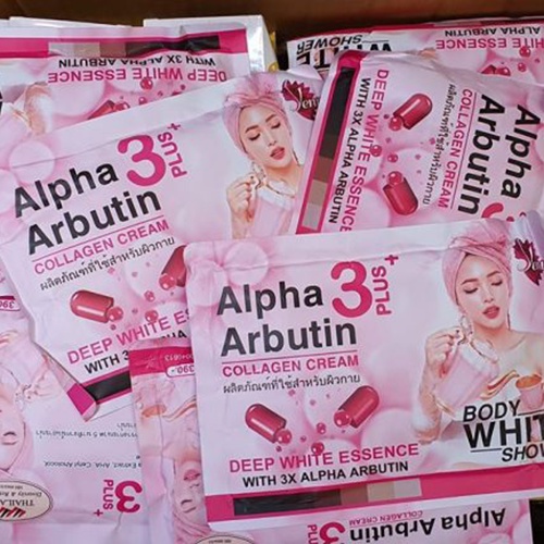 Tắm Trắng Alpha Arbutin Thái Lan 3 In 1 (Set Ủ Trắng Body)