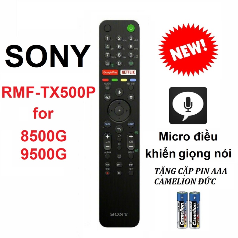 Bảng giá [HCM]Remote điều khiển tivi SONY smart RMF-TX500P (Hàng xịn - Model 2019 - Micro điều khiển giọng nói)
