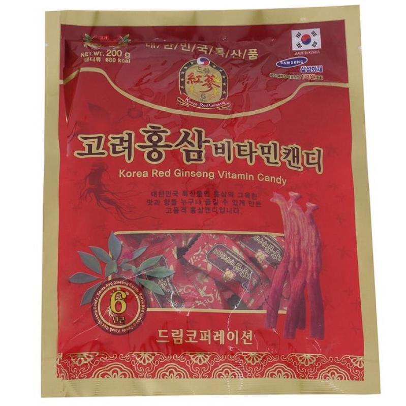 Kẹo hồng sâm Hàn Quốc Vitamin 200g - Nhân sâm Maximas