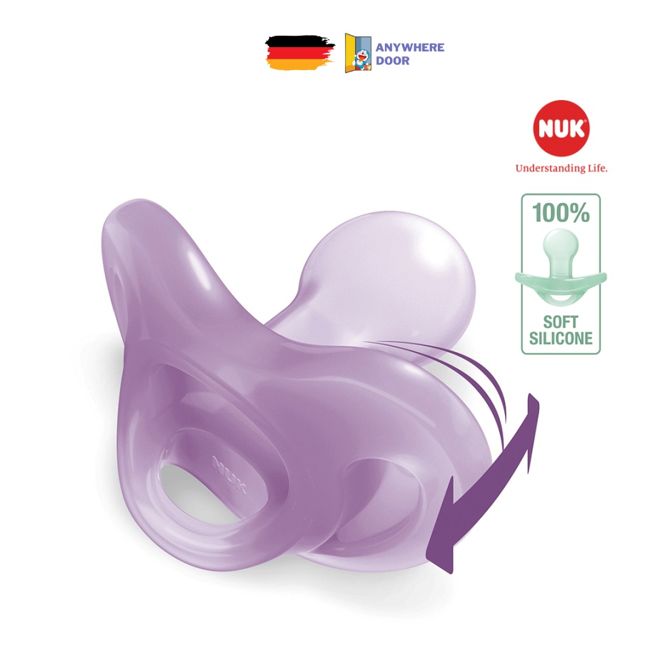 Ti giả NUK Sensetive Silicone