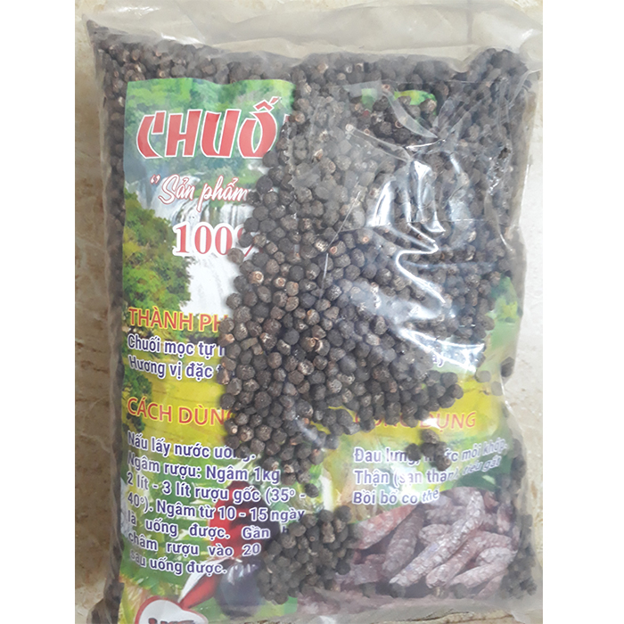Hạt chuối hột rừng (1kg), hạt chuối rừng đã làm sạch, đỡ đau lưng, đau xương khớp, tan sỏi thận