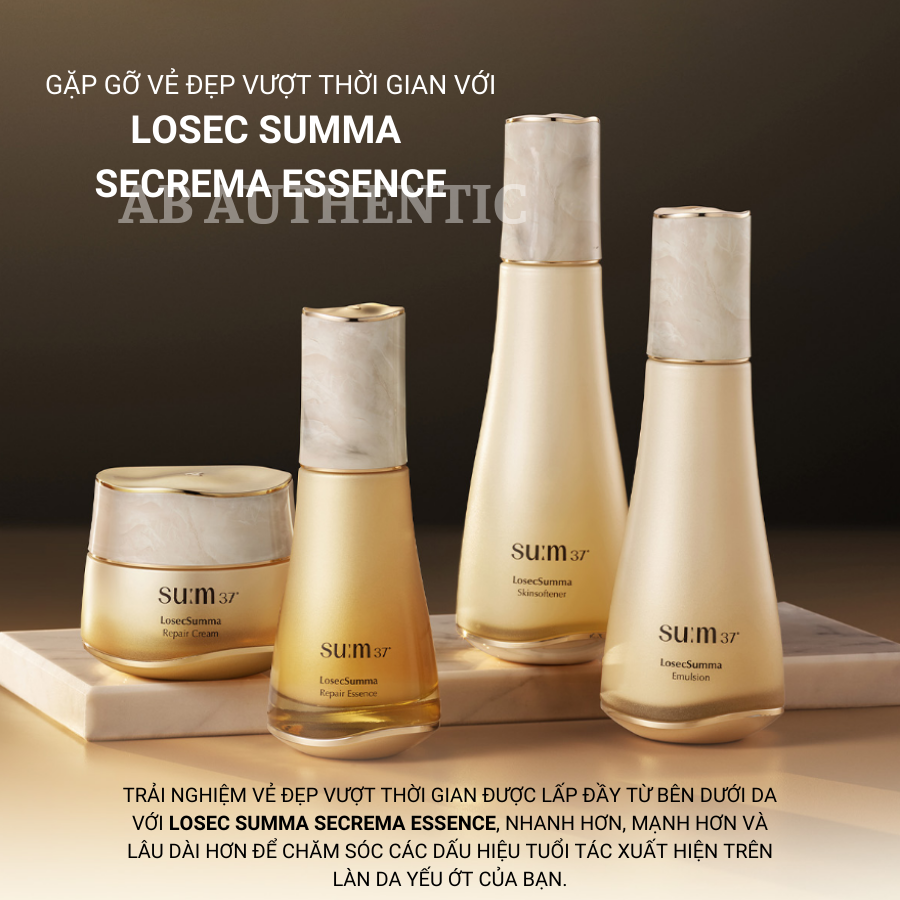 Gói Sample Tinh chất vàng 8-1 Sum 37 Losec Summa Elixir essence MẪU MỚI- AB Authentic