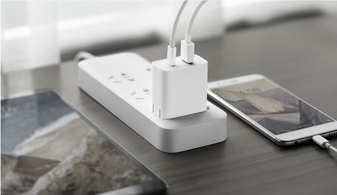 Cốc sạc nhanh type C Xiaomi 30W(1 USB+1 PD Type C)