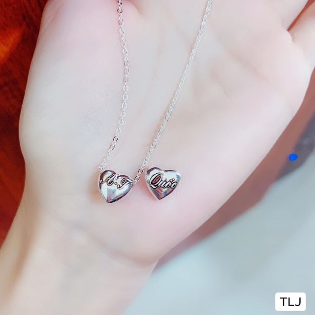 Dây Chuyền Bạc Mặt Tim