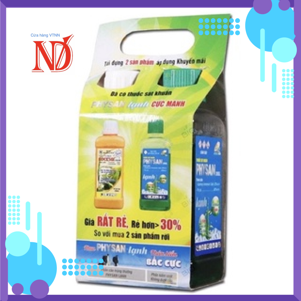 Cặp Rocksai và Physan lạnh - Thuốc trừ nấm bệnh và vi khuẩn hại cây trồng