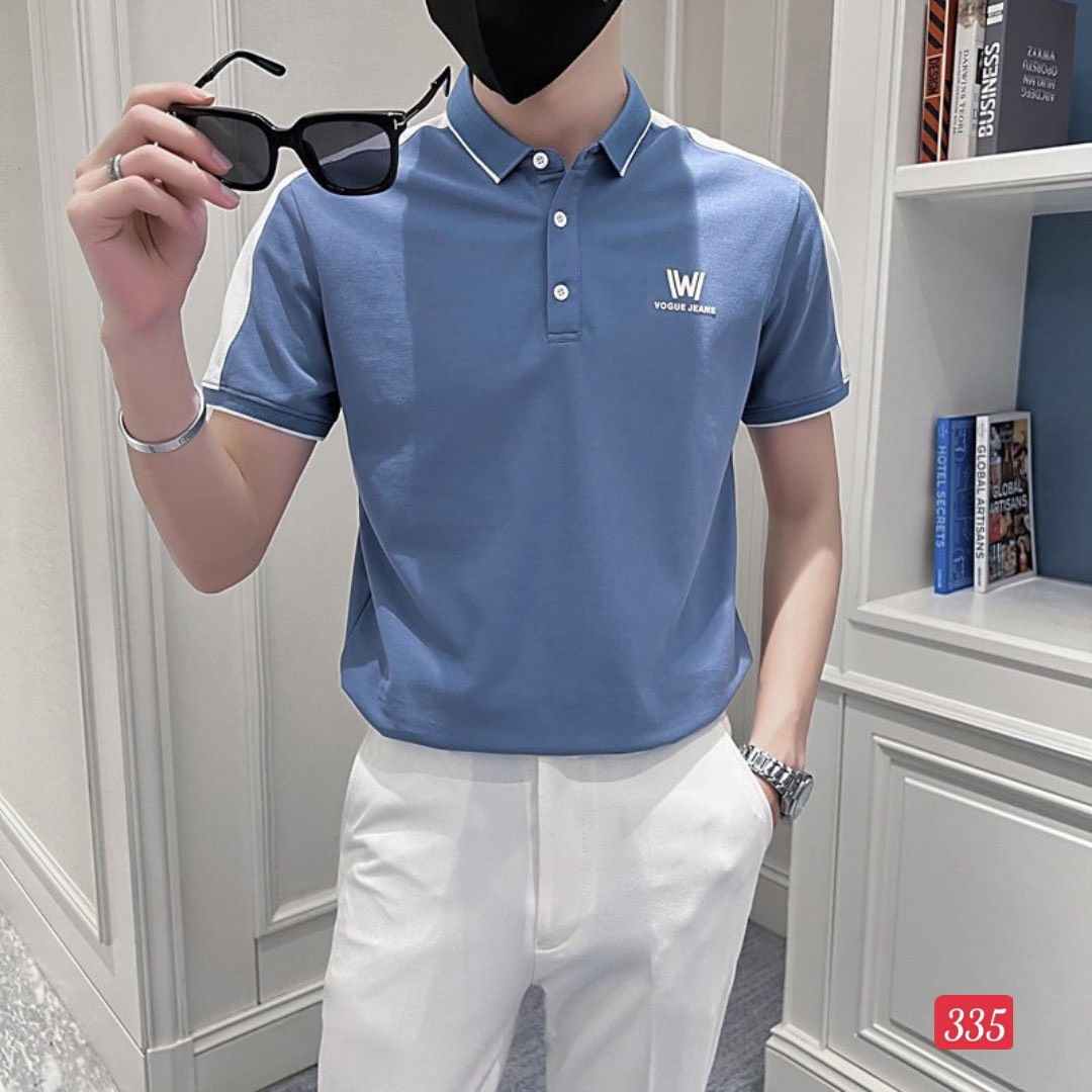 HOÀN TIỀN 15% - Áo thun nam cao cấp áo phông nam họa tiết cao cấp áo thun nam cổ bẻ cao cấp chất liệu cotton co giãn 4 chiều không nhăn không xù hàng chuẩn Shop (Full tem mác) Diễm Nhi Shop HFAN07