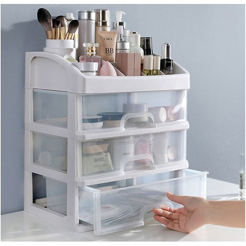 Kệ đựng mỹ phẩm, kệ đựng mỹ phẩm nhựa 4 tầng, giá để son tiện lợi, Kệ Đựng Đồ Dùng Cá Nhân, Đựng Đồ Trang Điểm, Kệ Đựng Mỹ Phẩm Đồ Trang Điểm Trang Sức 4 Tầng 3 Ngăn Kéo Tiện Dụng