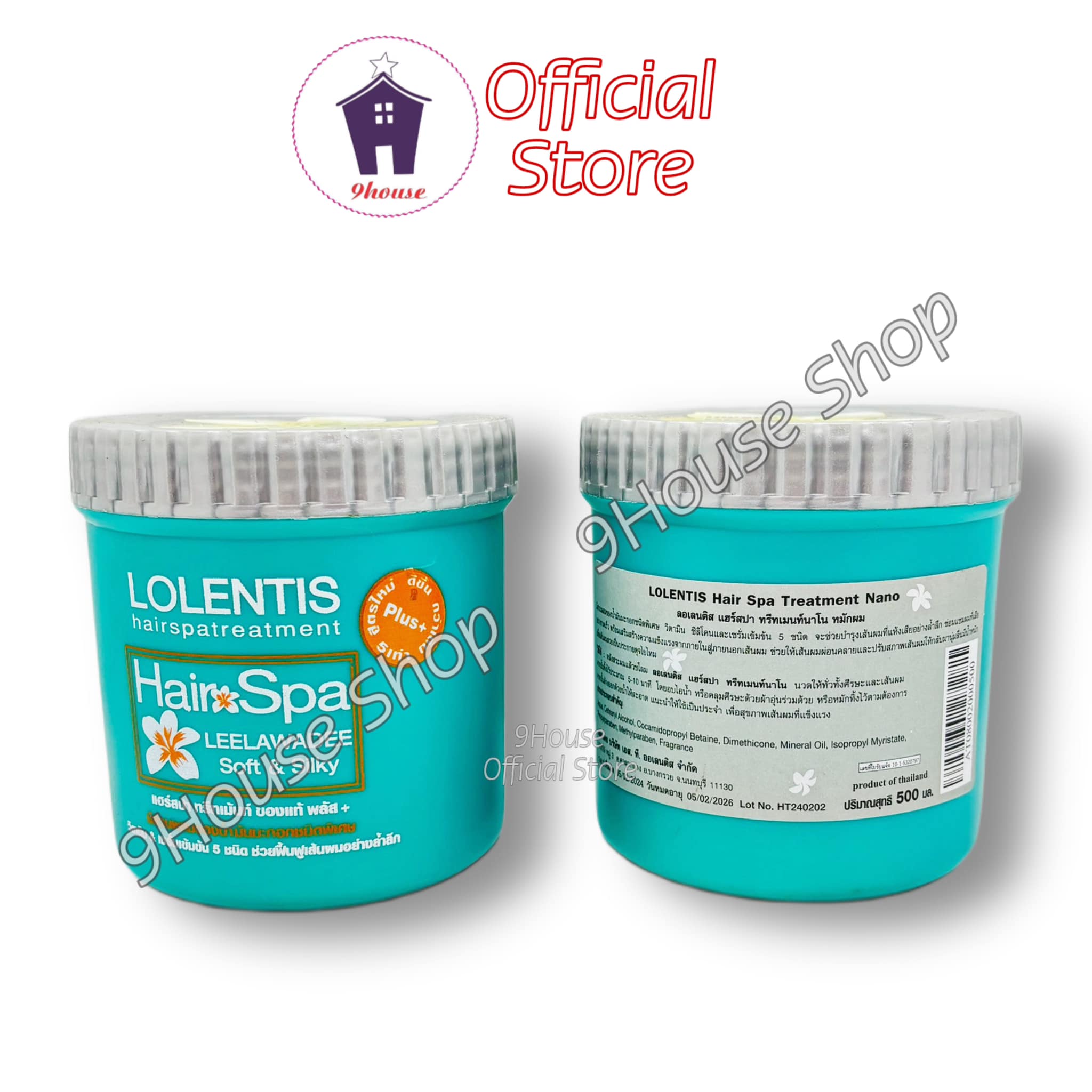 01 Hủ Kem Ủ Tóc Lolentis Hair Spa Thái Lan 500ml