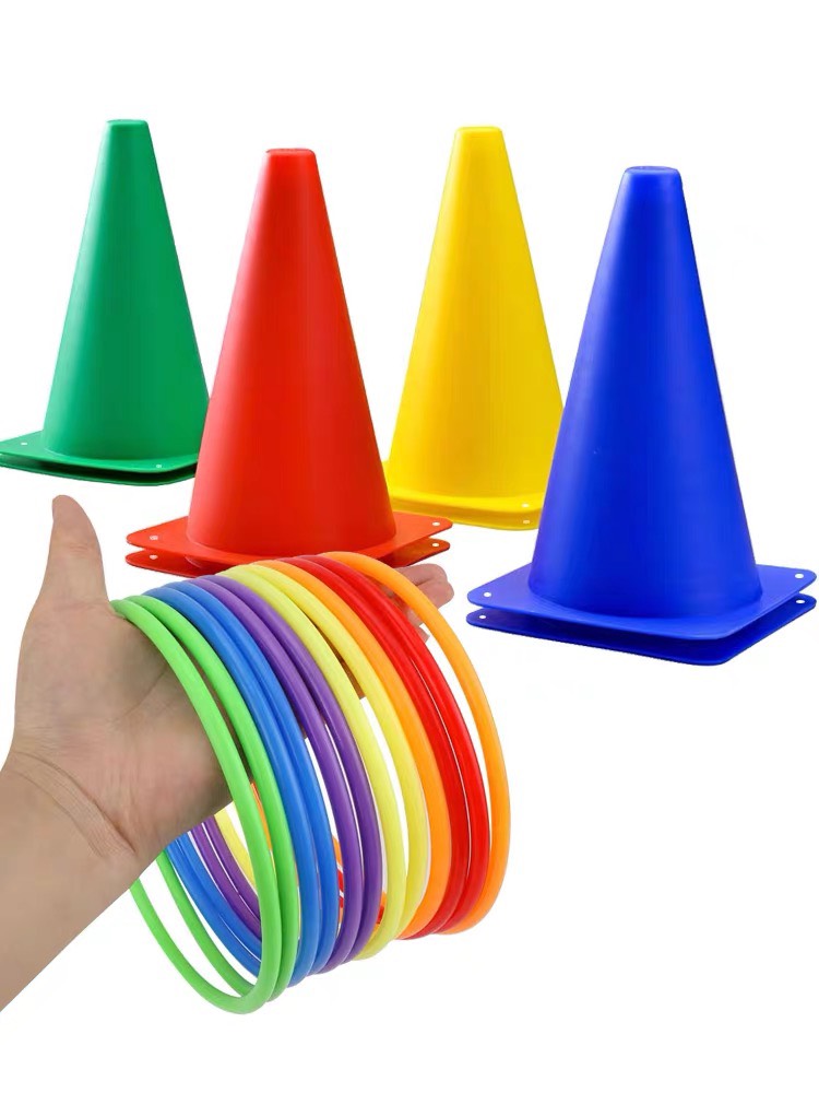 Chóp giao thông vật cản trụ đứng ném vòng cổ chai 23cm