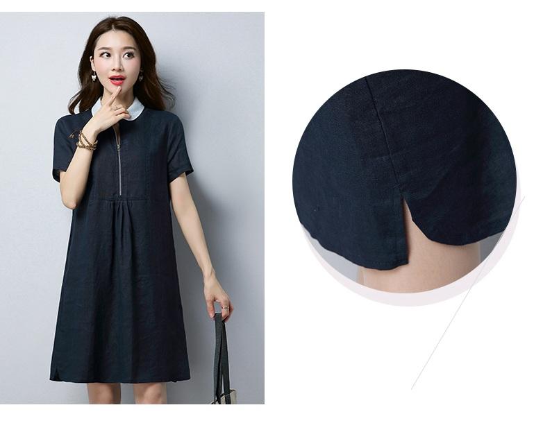 ĐẦM SUÔNG CỔ TRẮNG PHỐI KHÓA ĐỘC ĐÁO - DS117