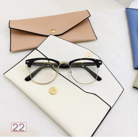 Mắt Kính Gọng Cận Nửa Gọng 22 Thời Trang Nhiều Màu Cực Hot