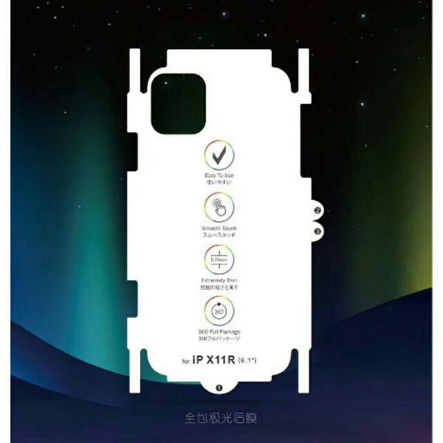 Miếng Dán PPF Mặt Sau Cho iPhone 11, Dán Lưng iPhone