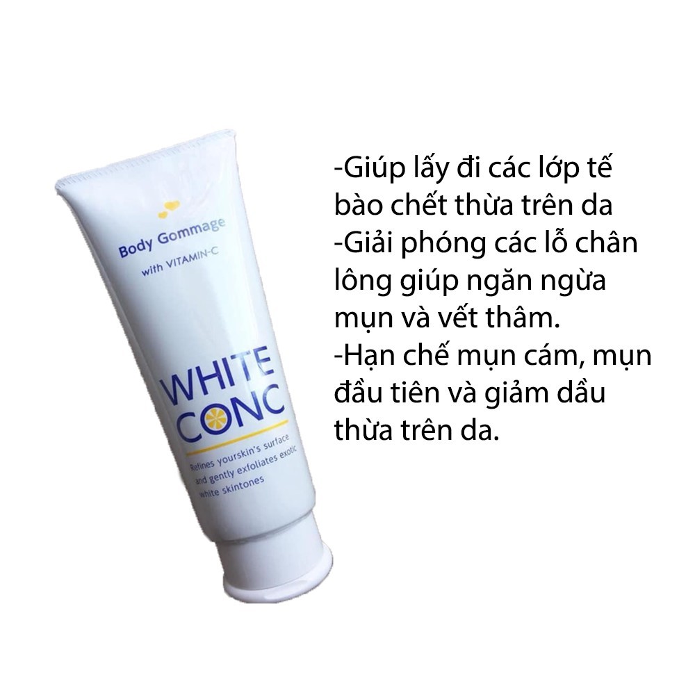 Sữa Tắm Trắng Da White ConC Nhật Bản 360ml