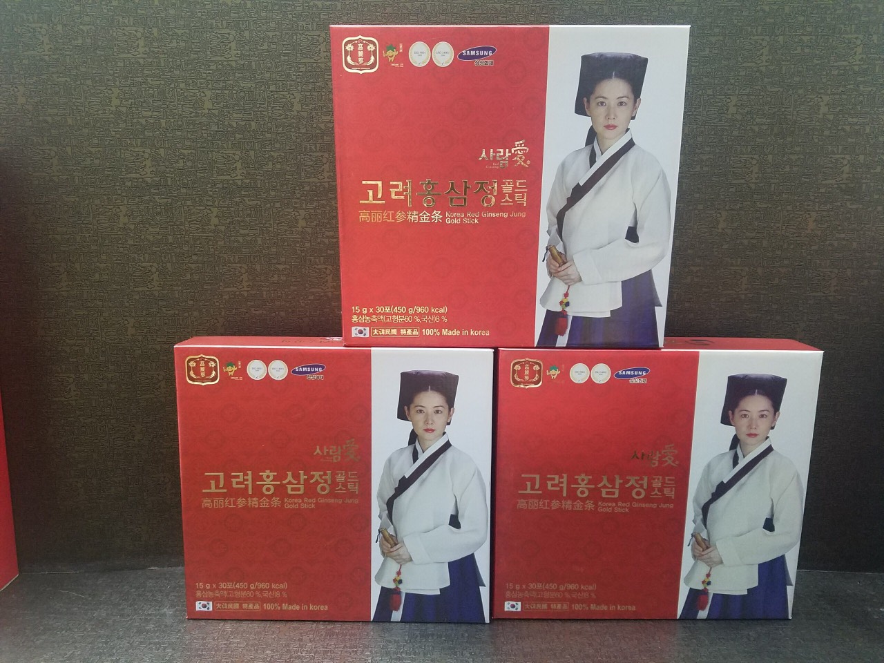 NƯỚC HỒNG SÂM JUNG GOLD STICK HÀN QUỐC 30 GÓI