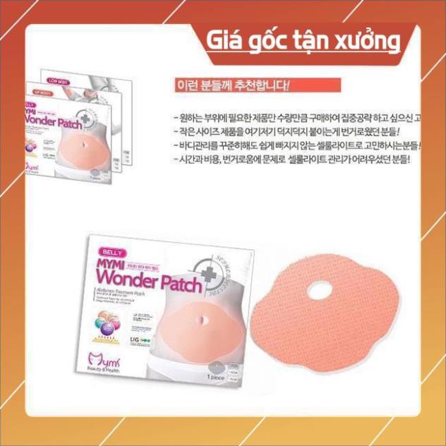Miếng Dán Wonder Patch Tan Mỡ Bụng (combo 5)