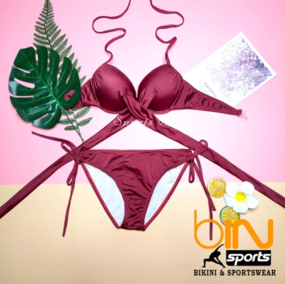 Bikini Nữ Hai Mảnh Bikini Quần Tam Giác Khóa Cài Freesize Bin Sports BHV031