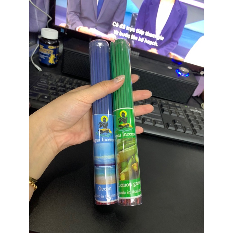 [ĐỦ MÙI] Nhang Thơm Aroma Incense Thái Lan 20cm (Bó 50 cây/ mỗi bó 1 hương)