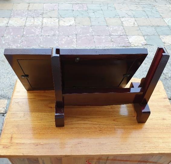 Khung hình thờ gỗ tràm bông vàng cẩn 20×30