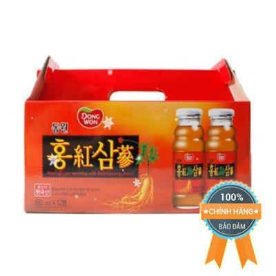 Hộp 12 Nước Uống Hồng Sâm Dongwon 180ml