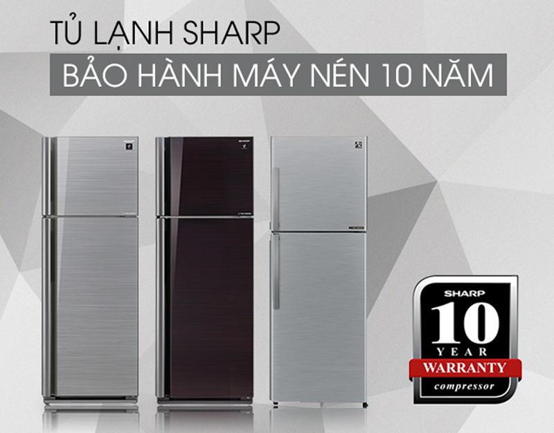 [Trả góp 0%]Tủ lạnh Sharp 550 lít Inverter SJ-XP595PG-BR
