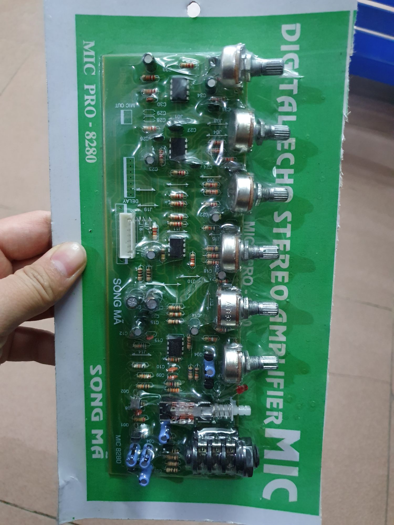 bo mạch mic trong âm ly