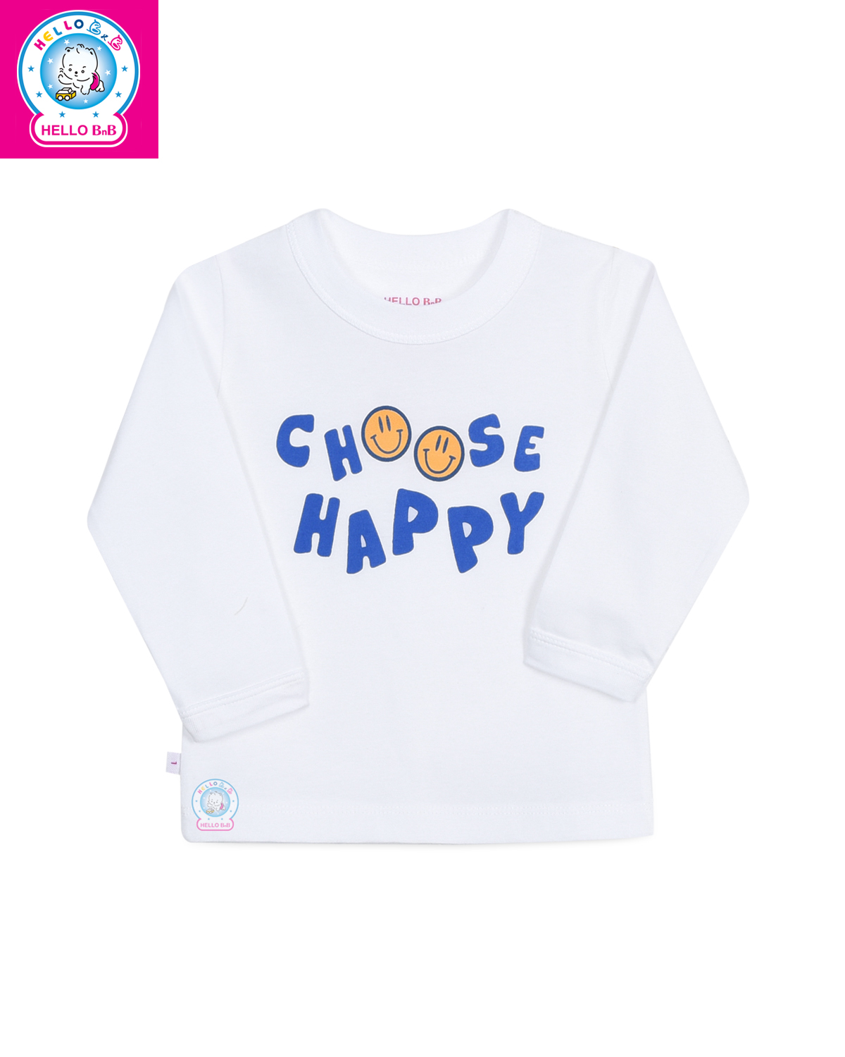 Áo cổ viền bo tay dài AL0010 (hình in ngẫu nhiên) - HELLO BB