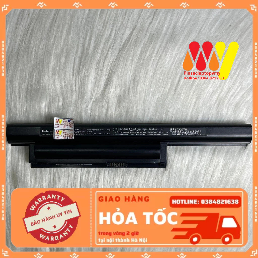 Pin laptop sony vaio vpcea vgp-bps22 vpceb eb32eg vpc-ec vpc-ee vpc- ef