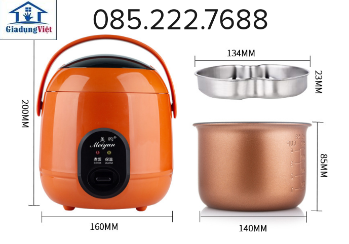 Nồi Cơm Điện Mini A4 Dành cho 1 người ăn
