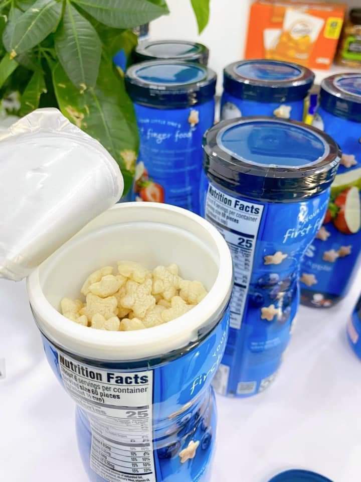 Bánh ăn dặm hình sao Gerber Mỹ