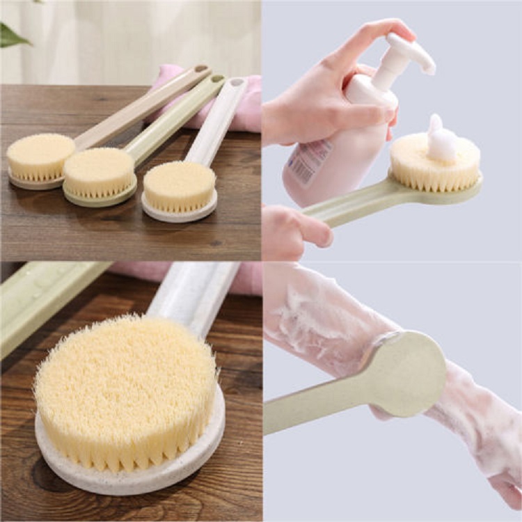 Bàn chải cọ lưng Muji cán dài