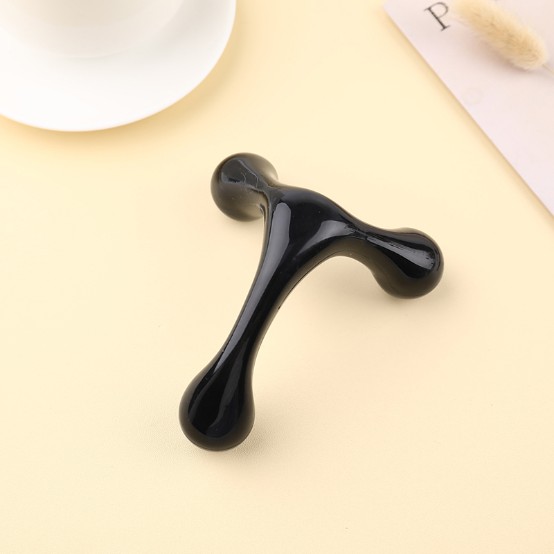 Xingwendanp 1 chiếc máy mát xa cầm tay mini Dụng cụ mát xa toàn thân mát xa chân hình tam giác