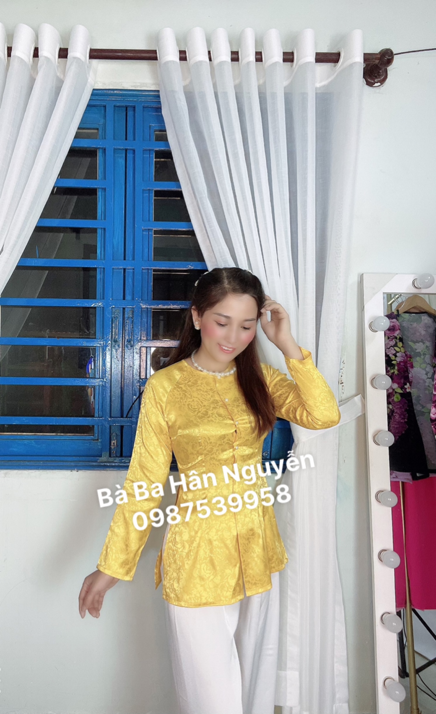 ÁO BÀ BA GẤM (KÈM QUẦN)