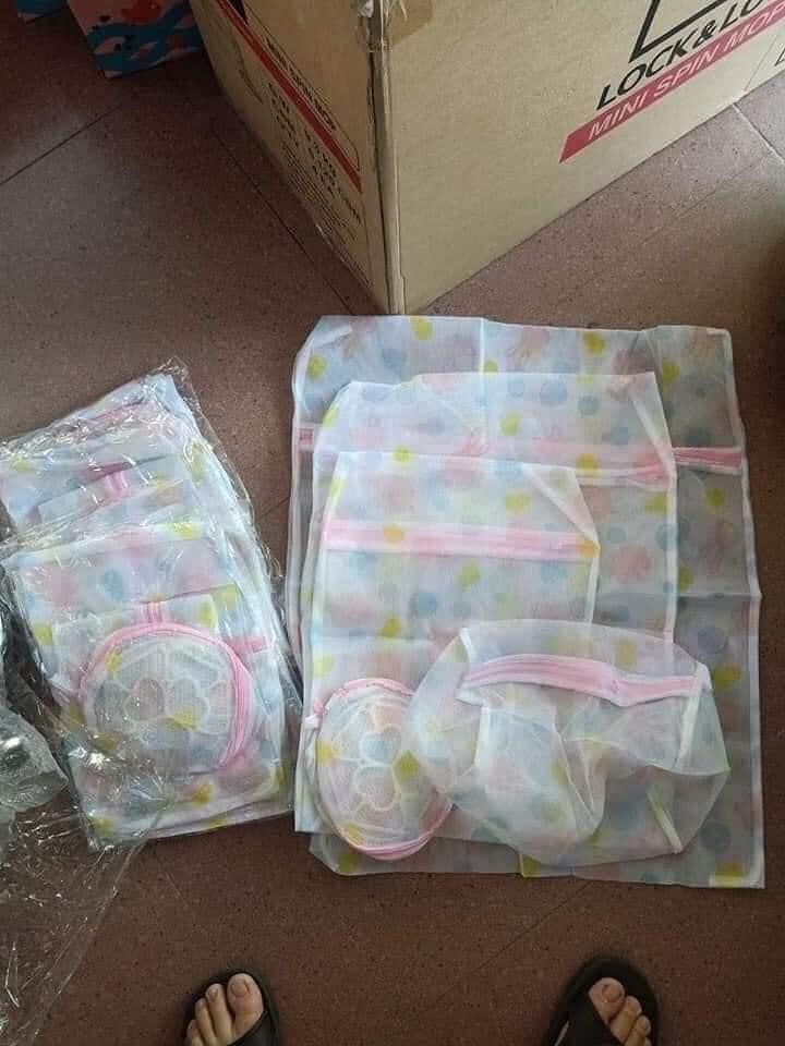 TÚI LƯỚI GIẶT ĐỒ 5 SIZE LỚN NHỎ