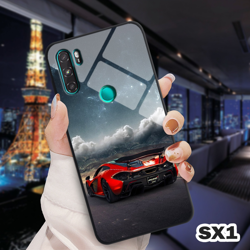 Ốp lưng VSMART ACTIVE 3 in 3D kính cường lực hình siêu xe
