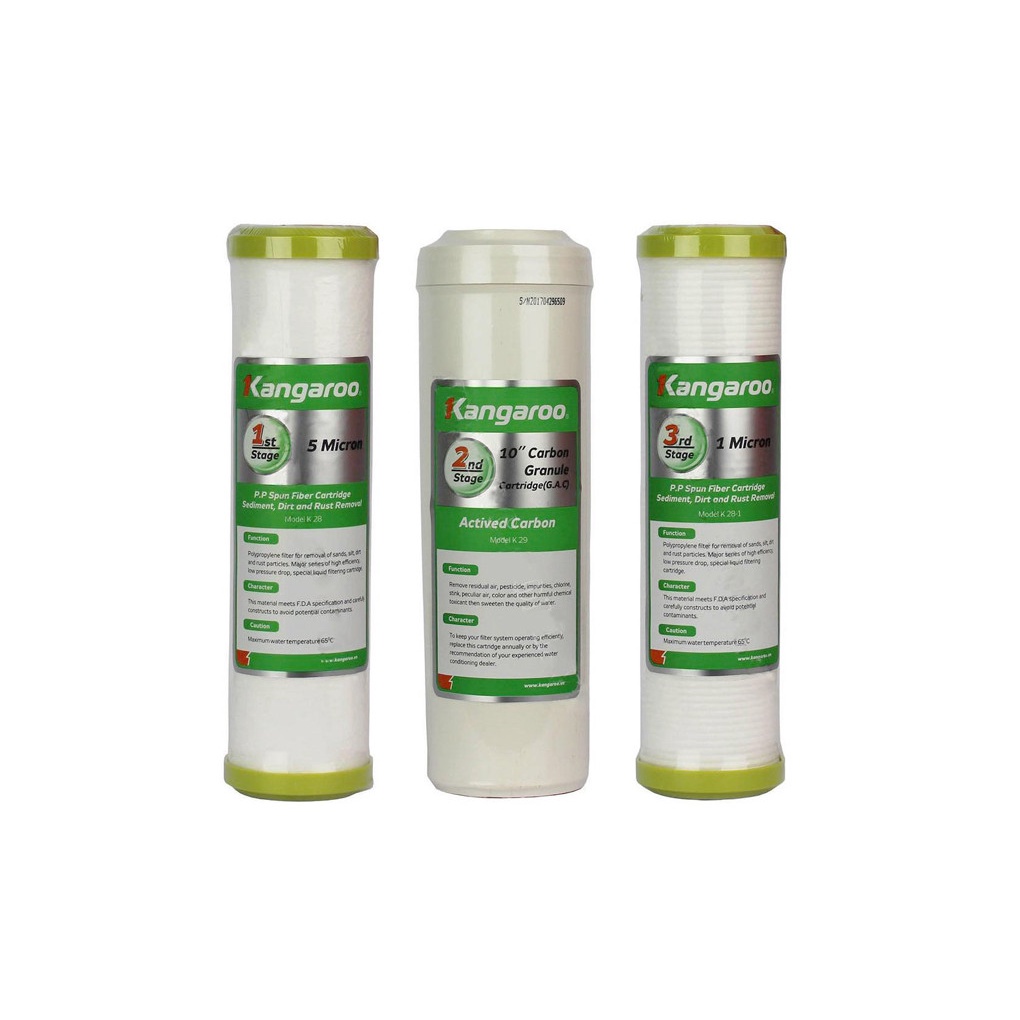Bộ 3 lõi lọc thô Kangaroo 123