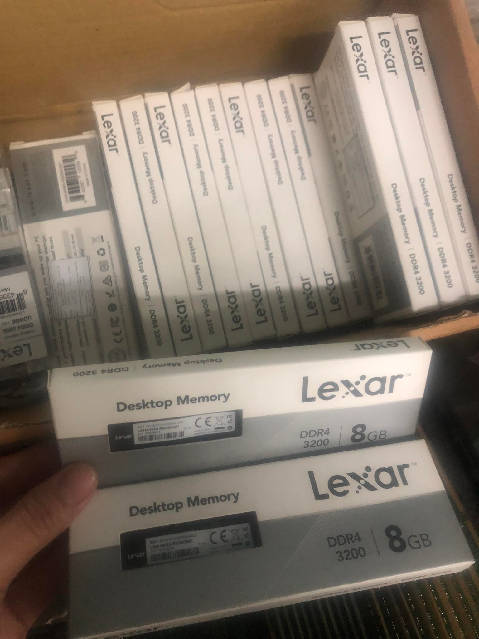 Ram DDR4 Lexar 8G/3200 Không Tản Nhiệt