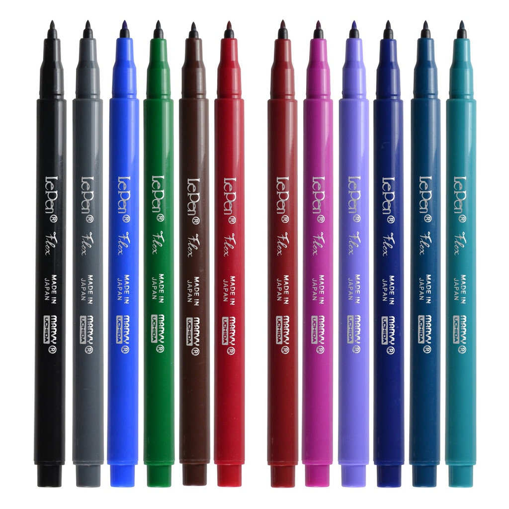 Bút Calligraphy Marvy LePen Flex 4800 Đủ 18 Màu