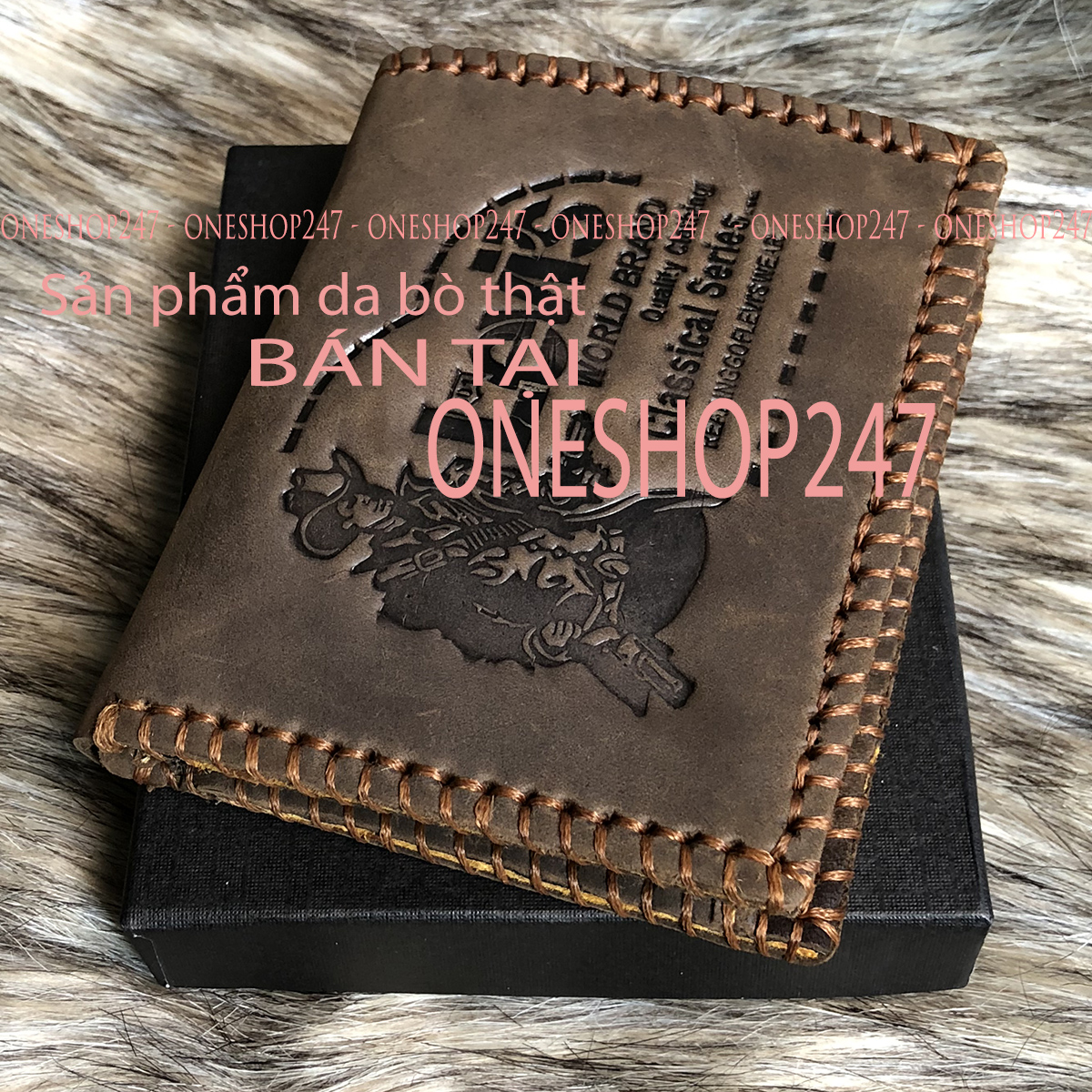 Ví bóp da bò nam - CAM KẾT da bò THẬT 100% RE-A410V. REQUA SHOP