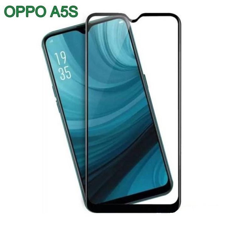Kính cường lực Full Màn Oppo A5s Đen