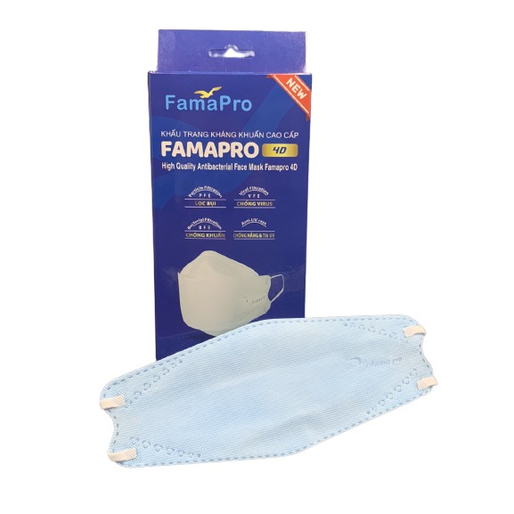 1 thùng 50 hộp 500 cái khẩu trang kf94 famapro. mix màu theo yêu cầu