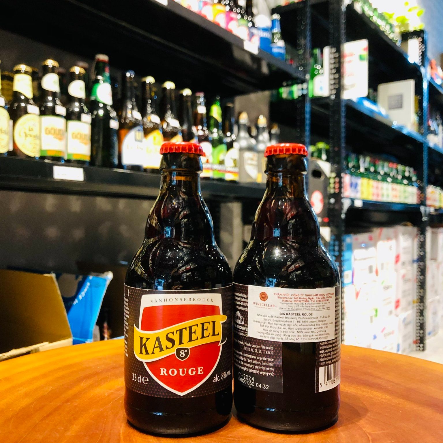 Bia Bỉ nhập khẩu Kasteel - chai 330ml
