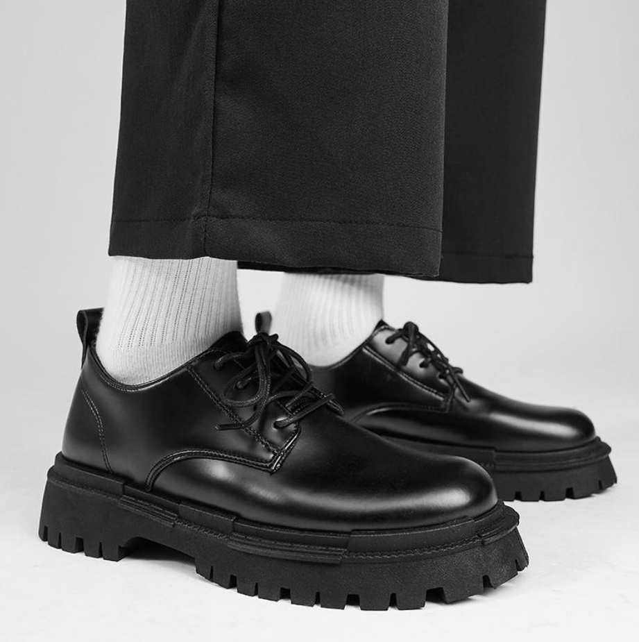 (New 2023 - Hàng cao cấp) - Giày da dr marten thấp cổ tăng chiều cao form hàn bản 7601
