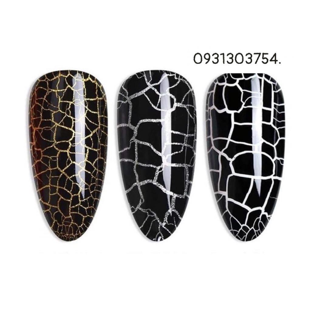 [Chính Hãng ]Sơn Gel Nứt Trắng ,Đen Vendeeni - Nail937