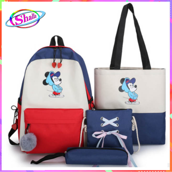 Balo nữ thời trang Set 4 túi hình chuột DF32 Shalla