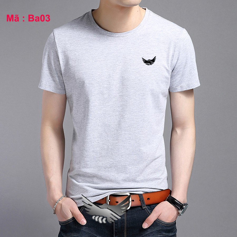 [RẺ VÔ ĐỐI] [HOT] Áo thun nam bahada cổ tròn màu xám