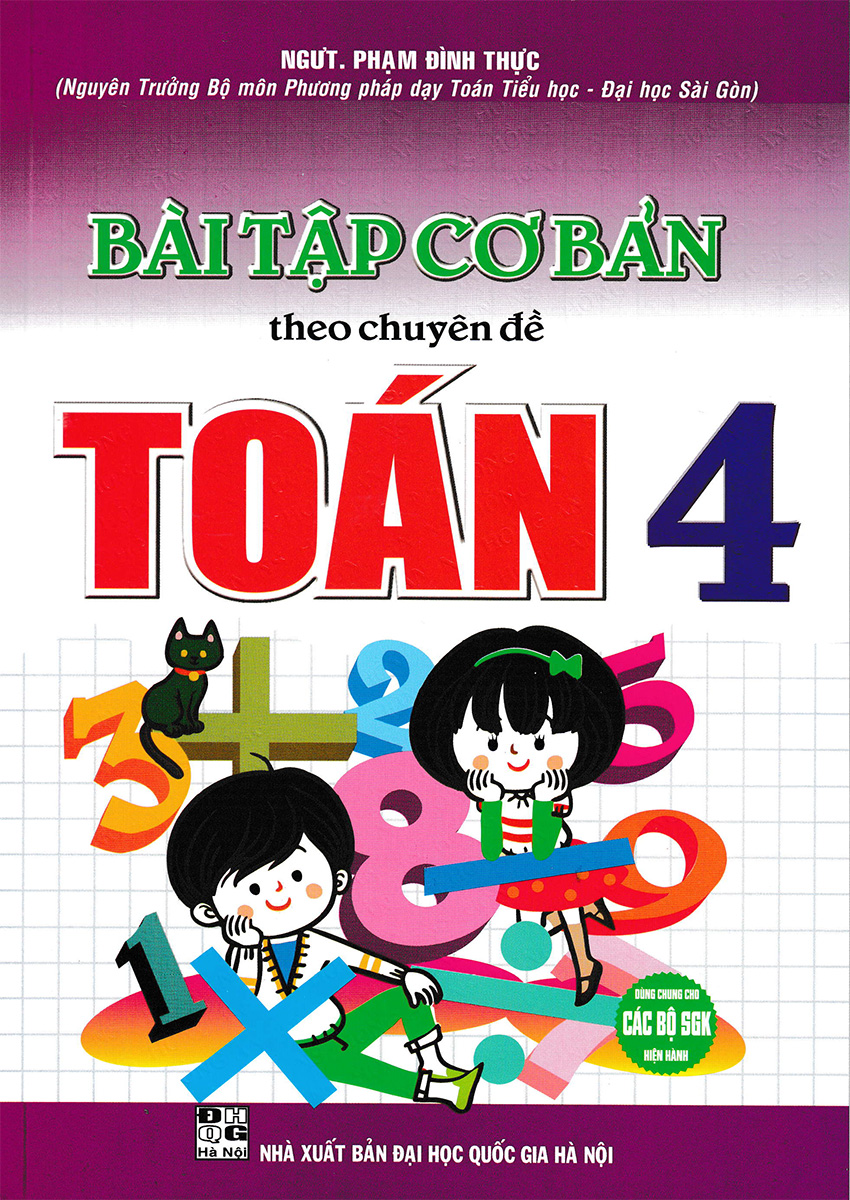 Sách - bài tập cơ bản theo chuyên đề toán 4 - newshop