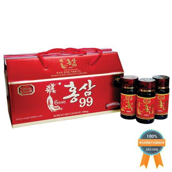 Nước Uống Hồng Sâm 99 SAMWON Hộp 10 Chai 75ml