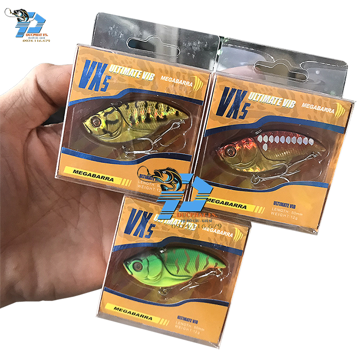 Mồi lure cá lóc, cá chẽm vx5.