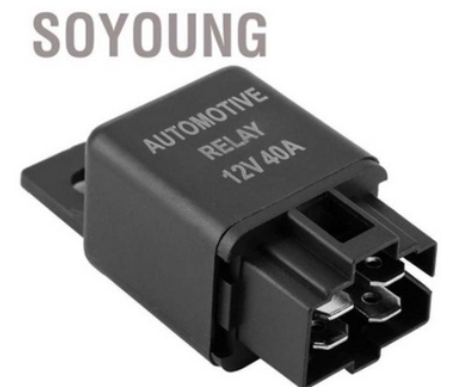 Quạt Relay Rơ Le 12v 40a 4 Rờ chân kính chỉnh điện kèn còi Chất Lượng Cao cho xe hơi ô tô Toyota Honda Kia Hyundai