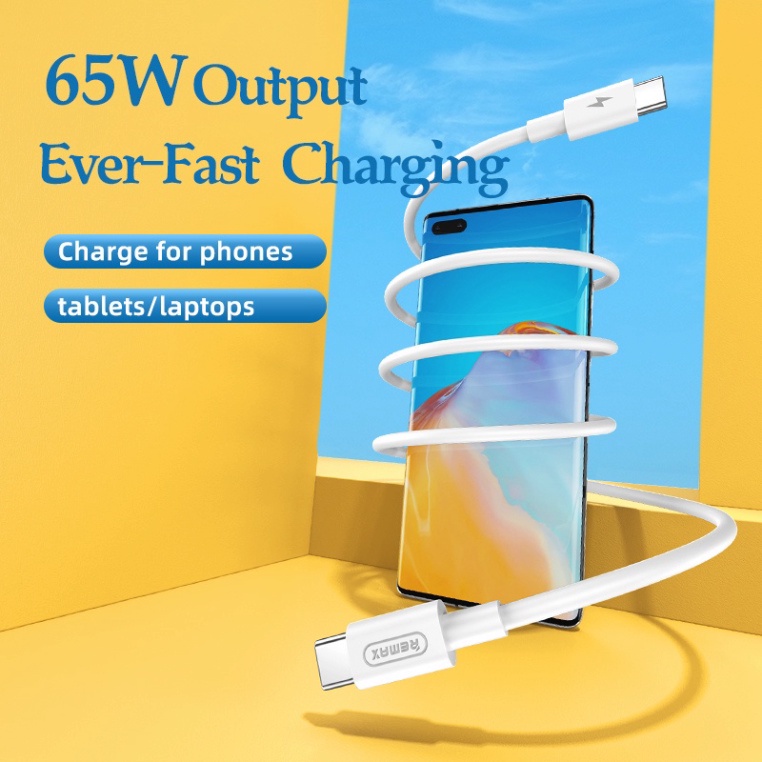 Cáp Sạc Nhanh Remax RC-191 65W Cổng Type C ra Type C
